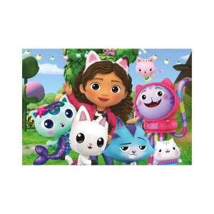 Gabby's Dollhouse puzzle image, featuring Gabby and her cat friends - Puzzle
