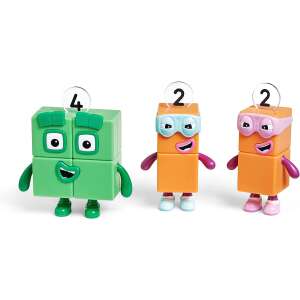 Numberblocks Four and the Terrible Twos 3-piece figure set by Hand2Mind - Figure
