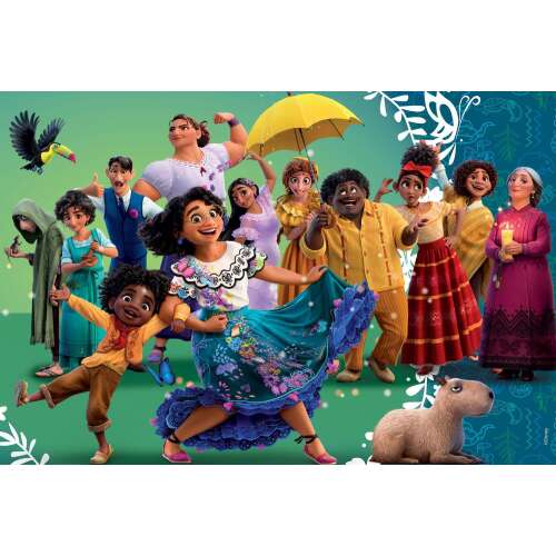 Encanto 60 piece double-sided maxi floor puzzle, featuring Mirabel and the Madrigals dancing