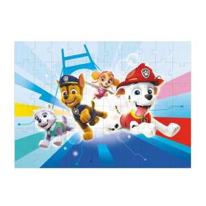 Paw Patrol 2 in 1 Puzzle 60 pieces, featuring Chase, Skye, Marshall, and Rocky - Dodo Puzzle