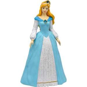 Myra the Princess figure, 10 cm tall, blue dress, blonde hair, hand painted, PVC free, for ages 3-8 - Bullyland