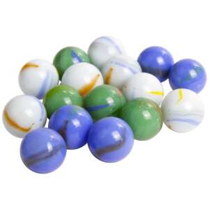 Glass Marbles, 1.6 cm, 50 pcs/pack, 3 colors