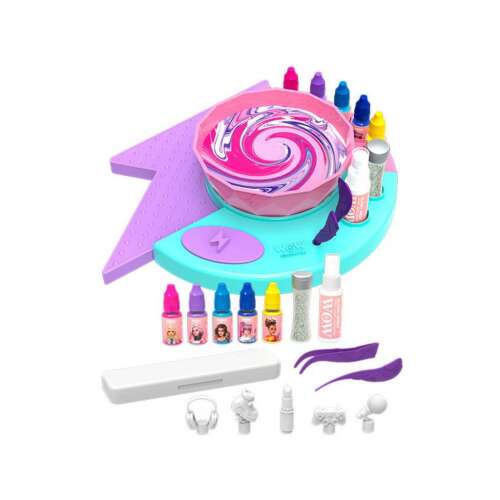 WOW Generation Fun Color Dip kreatív stúdió gyerekeknek, színkeverő tálkával, csillámmal, festékekkel és kiegészítőkkel