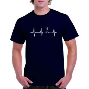 Sakkozó szívhang (ekg) Férfi póló - egyedi mintás, 12 szín, S-5XL 92221365 