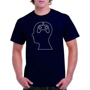 Gamer agy férfi póló - egyedi mintás, 12 szín, S-5XL 92221430 