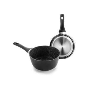 Ibili Natura Aluminium-Kochtopf mit Antihaftbeschichtung, 16x7,5 cm, 1,5 l, schwarz - Koch- & Backgeschirr