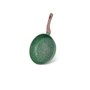 Fissman Malachite green frying pan with wooden handle - Fissman