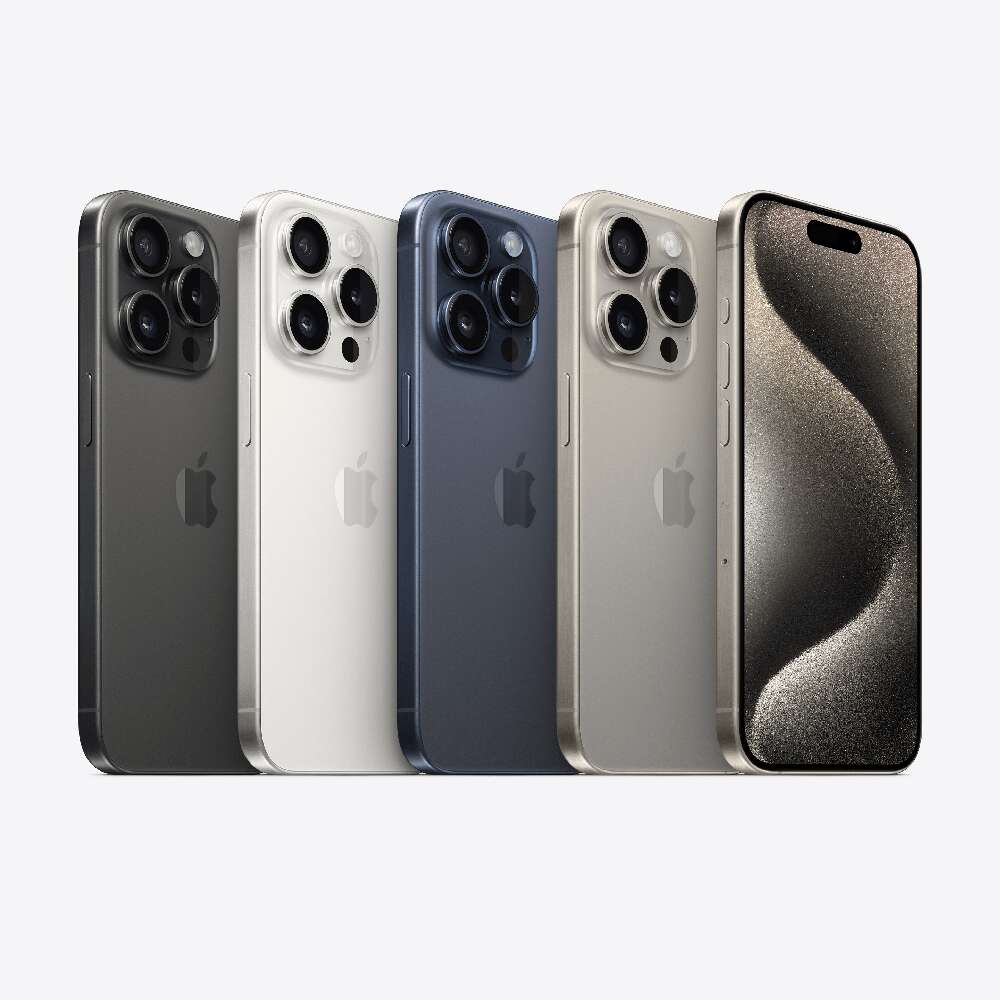 Apple iphone 15 pro 5g 1tb dual sim mobiltelefon, blue titanium