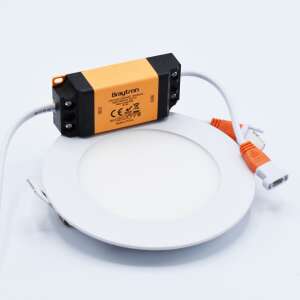 Okrúhle LED panelové svetlo Braytron, 6W, 350lm, biele, IP20 - Bodové svetlá