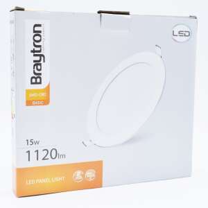 Braytron LED panel light, 15W, 1120lm, white, packaging - Lamp & Lighting