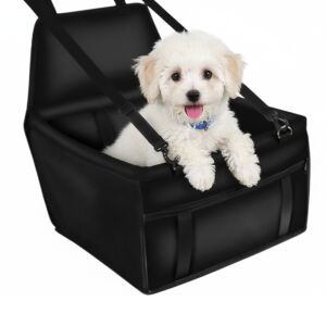 Pepita waterproof pet car seat with seat belt #black 143751842 - Pet Carrier, Car Travel Box