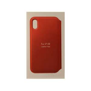 ANT iPhone XR Notesz Bőrtok Piros 92280360 