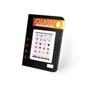 Karc és ütésálló üvegfólia átlátszó szélekkel iPad Pro/iPad Air/iPad Air 2 Glass Film 92280590 