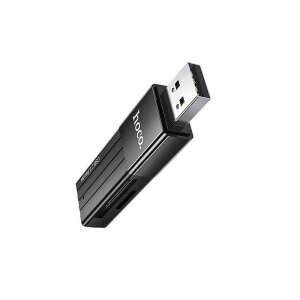 SD/Micro-SD kártyaolvasó USB 2.0 Hoco HB20 Mindful fekete 92284364 
