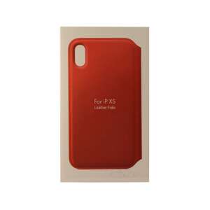 ANT iPhone XS Notesz Bőrtok Piros 92290539 
