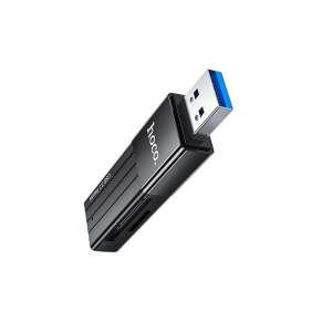 SD/Micro-SD kártyaolvasó USB 3.0 Hoco HB20 Mindful fekete 92298648 