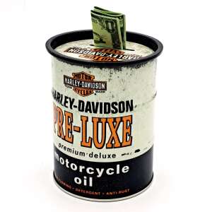 Harley Davidson Pre-Luxe Motorkerékpár Olaj Pénztárca, Nostalgic Art - Nostalgic-Art