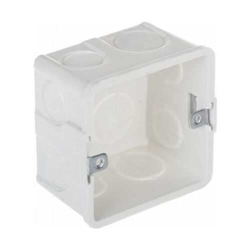 Vizualizare unghiulară a cutiei de montaj Hikvision DS-KAB86 pentru control acces