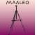 Малеo 170 см алуминиев статив, регулируема височина, противоплъзгащи крака, за рисуване, рисуване, показване на произведения на изкуството