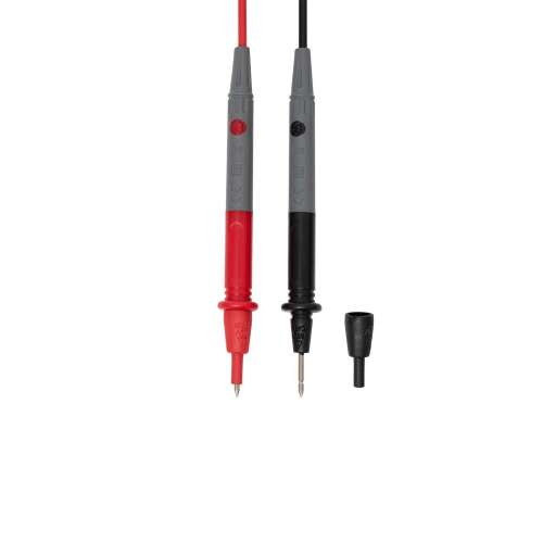 Home MZ SMART multimeter test leads, 10A, 600V CAT III, red and black probes with removable caps