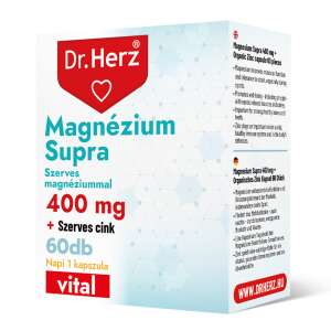 Dr. Herz Magnézium Supra 400 mg + Szerves Cink kapszula 60 db 92312965 