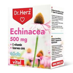 Dr. Herz Echinacea 500 mg+C-vitamin+Szerves Cink  kapszula 60 db 92313049 