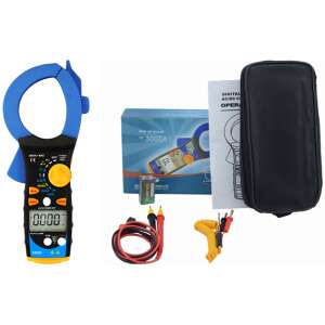 HOLDPEAK 860D Digitális lakatfogó multiméter, dupla LCD, 3000A, AC/DC áram, feszültség, ellenállás, kapacitás, frekvencia - Uni-T