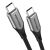 Vention USB-C to USB-C cable, braided gray