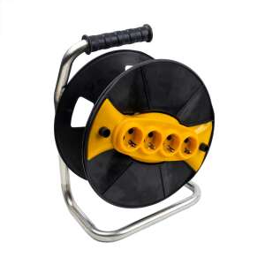 Ema Construct Metal Design Dob, elektromos kábel tekercs 4 aljzattal - Micul Fermier