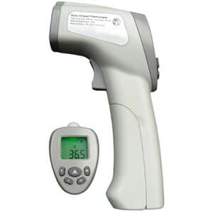HOLDPEAK 981K infravörös hőmérő test- és felületi hőmérséklet mérésére, LCD kijelzővel és háttérvilágítással, pontos és könnyen használható - Uni-T