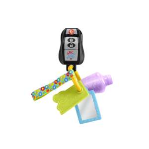 Zabawka Fisher-Price Laugh & Learn Car Keys, z kluczem samochodowym z przyciskami i kolorowymi kluczami - Fisher Price Gra rozwojowa dla niemowląt