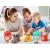 Ujjbáb Állatkészlet Számokkal - 6 db, family playing with animal finger puppets