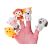 Ujjbáb Állatkészlet Számokkal - 6 db, animal finger puppets on hand
