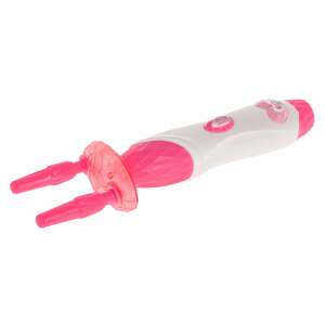 Pink and white automatic hair braider for girls, Girl's Creator brand - Ramiz
