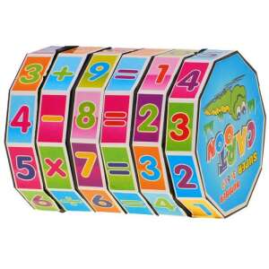 Super Cartoon Number 3-6-9-7 matematická hračka pre deti, farebná, s rovnicami sčítania, odčítania, násobenia a delenia - Hračky pre rozvoj školákov