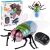 Remote controlled giant fly toy with glowing red eyes and infrared remote control.