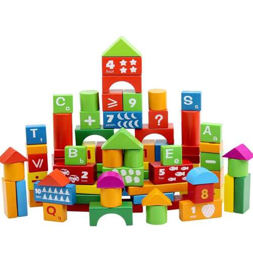 Pepita wooden building toy - City 100pcs 92323084
