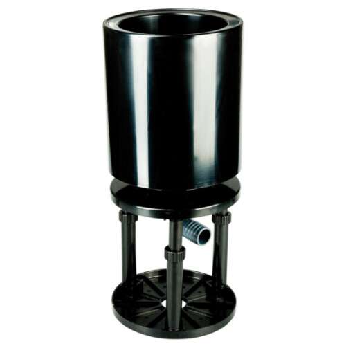 Messner Skimmer 200 pond skimmer, black, 3-chamber, up to 60 m2 water surface, recommended pump size 3-39 000 liters