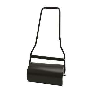Black metal garden roller, 500mm, 38 liters, 9.5kg - Garden