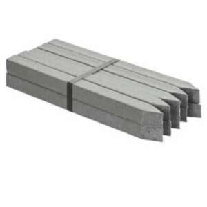 Plastične klinove za rubnjake za ribnjak ili gredice, 35x25mm, 37cm duge - Rubnik za gredicu