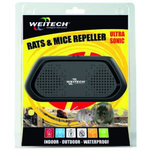 Weitech Ultrazvukový odpudzovač potkanov a myší, vnútorný a vonkajší, vodotesný, ochrana pred škodcami - Odpudzovače hlodavcov