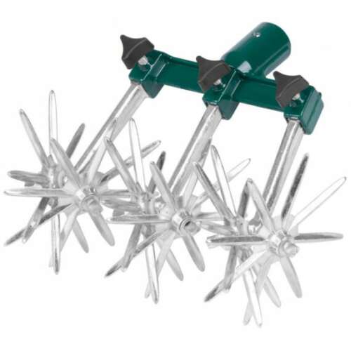 Csillagkapa rotary hoe head for soil cultivation