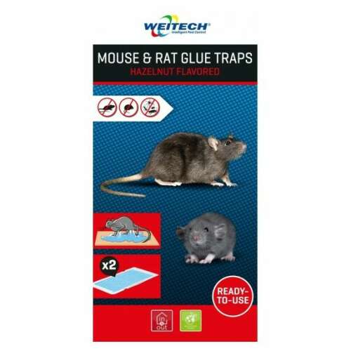 Weitech foaie adezivă pentru capcana de șoareci 23x13 cm (2 buc/mpachet)