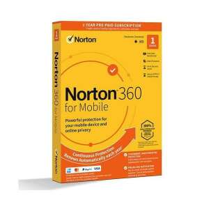 Norton 360 for Mobile HUN 1 Felhasználó 1 éves dobozos vírusirtó szoftver 92336605 