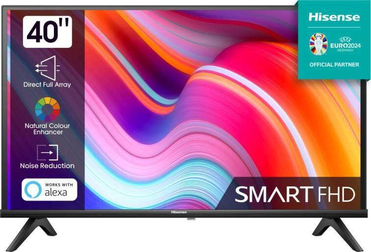 Hisense 40" 40a4k full hd smart led televízió, 101 cm, vidaa smart os