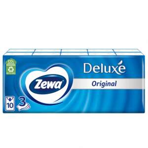 Papírzsebkendő 3 rétegű 10 x 10 db/csomag Zewa Deluxe illatmentes 92345645 