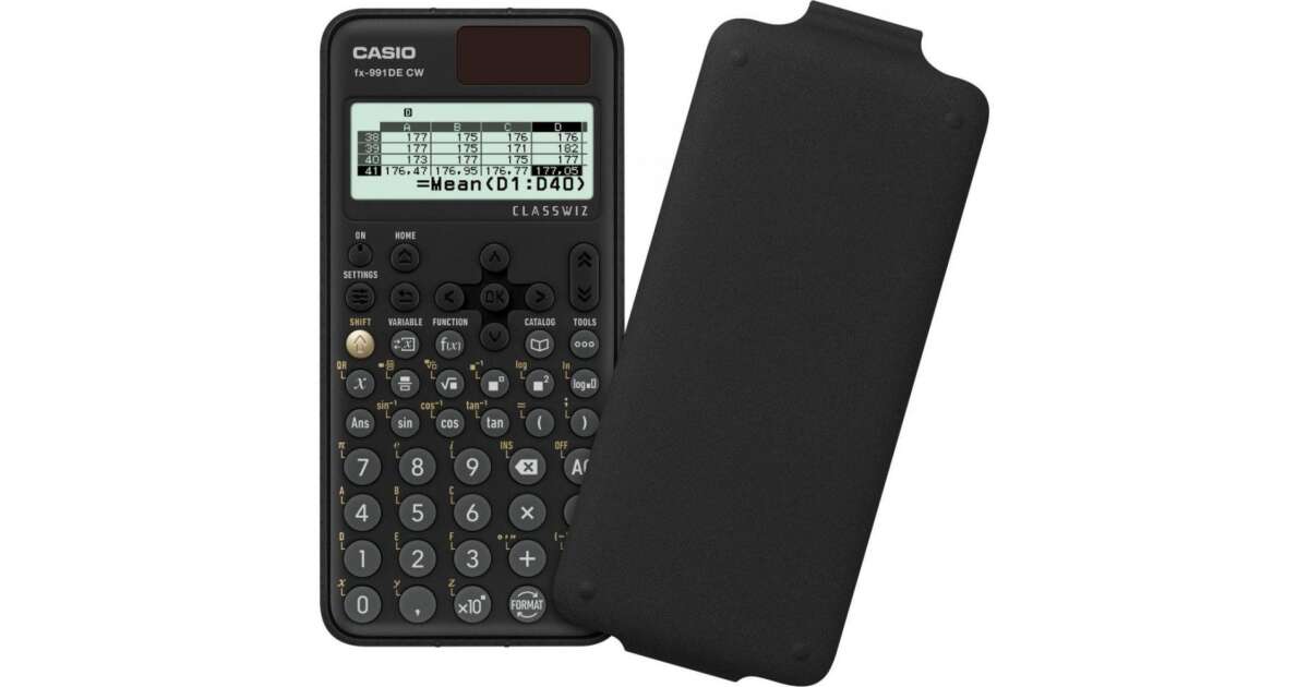 Casio FX-991DE CW Tudományos számológép Black 92367325