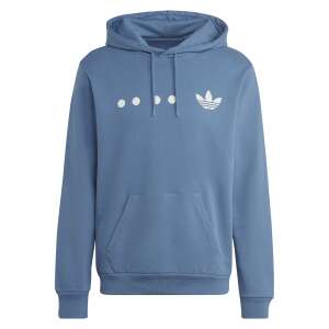 Adidas kapucnis pulóver logó kapucni HK2762 férfi kék XXL 92377566 