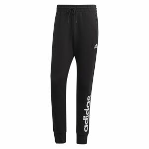 Adidas Lin FT Black Men's Track Pants Front View - Fashion & Clothing