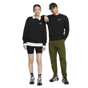 Nike Club Fleece Crew Sweatshirt for men in black - Nike